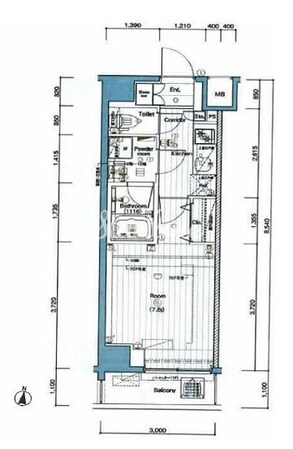 ザ・プレミアムキューブG潮見の物件間取画像